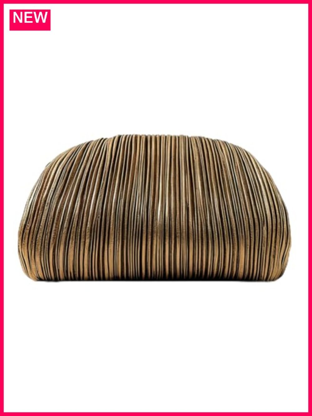 Women's Elegant Pleated PU Leather Evening Handbag Clutch Weddings Prom